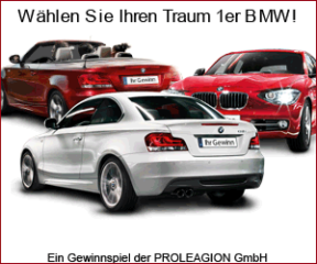 BMW 1er Gewinnspiel